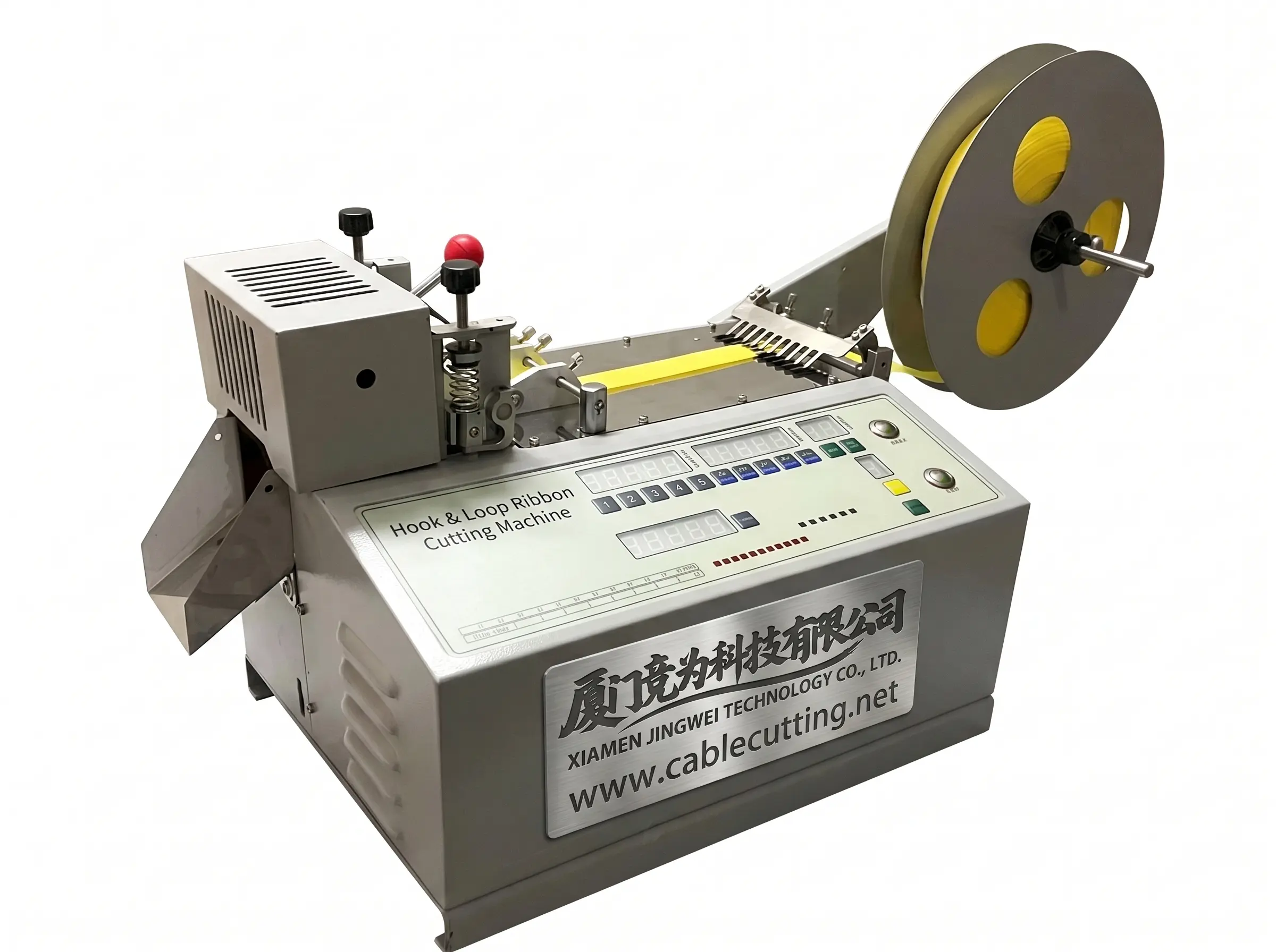 Hoop &amp;amp; Loop Ribbon Cutting Machine WPM-690