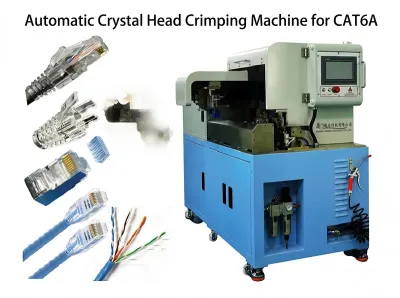Automatikus kristályfejű krimpelőgép CAT6A RJ45 csatlakozókkal WPM-CAT6A Thumb