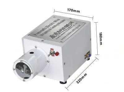 Félautomata pneumatikus elektromos huzalcsupaszító és sodrógép WPM-200 - Félautomata_Vezetékkefe_Gép