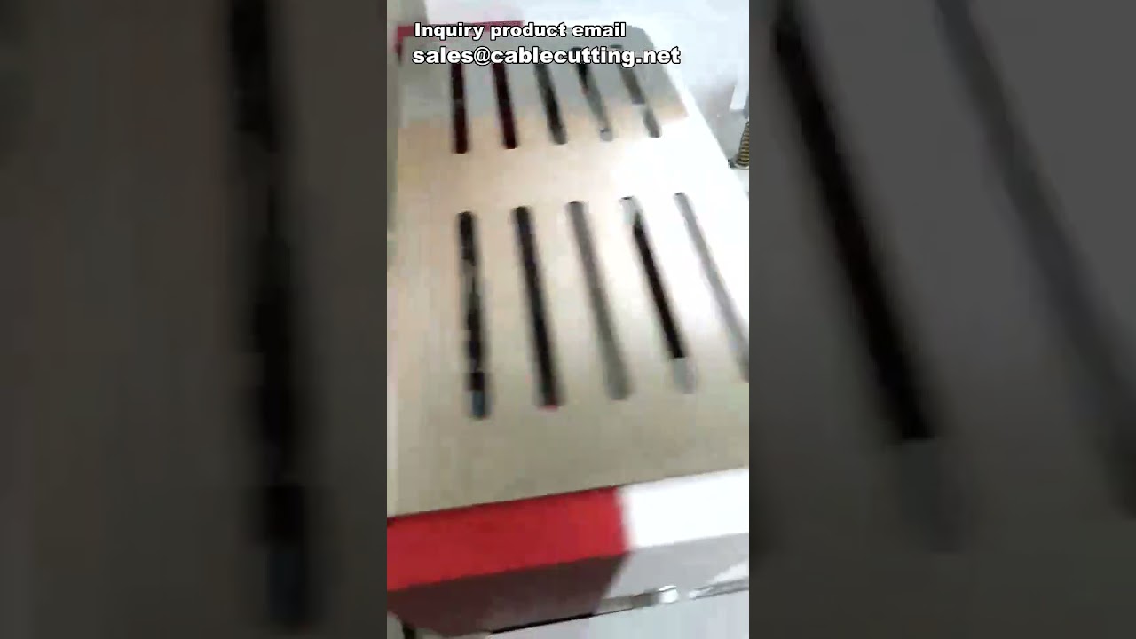 Automata PVC és kábelcső vágógép | Hőzsugorcső vágó berendezés ipari felhasználásra