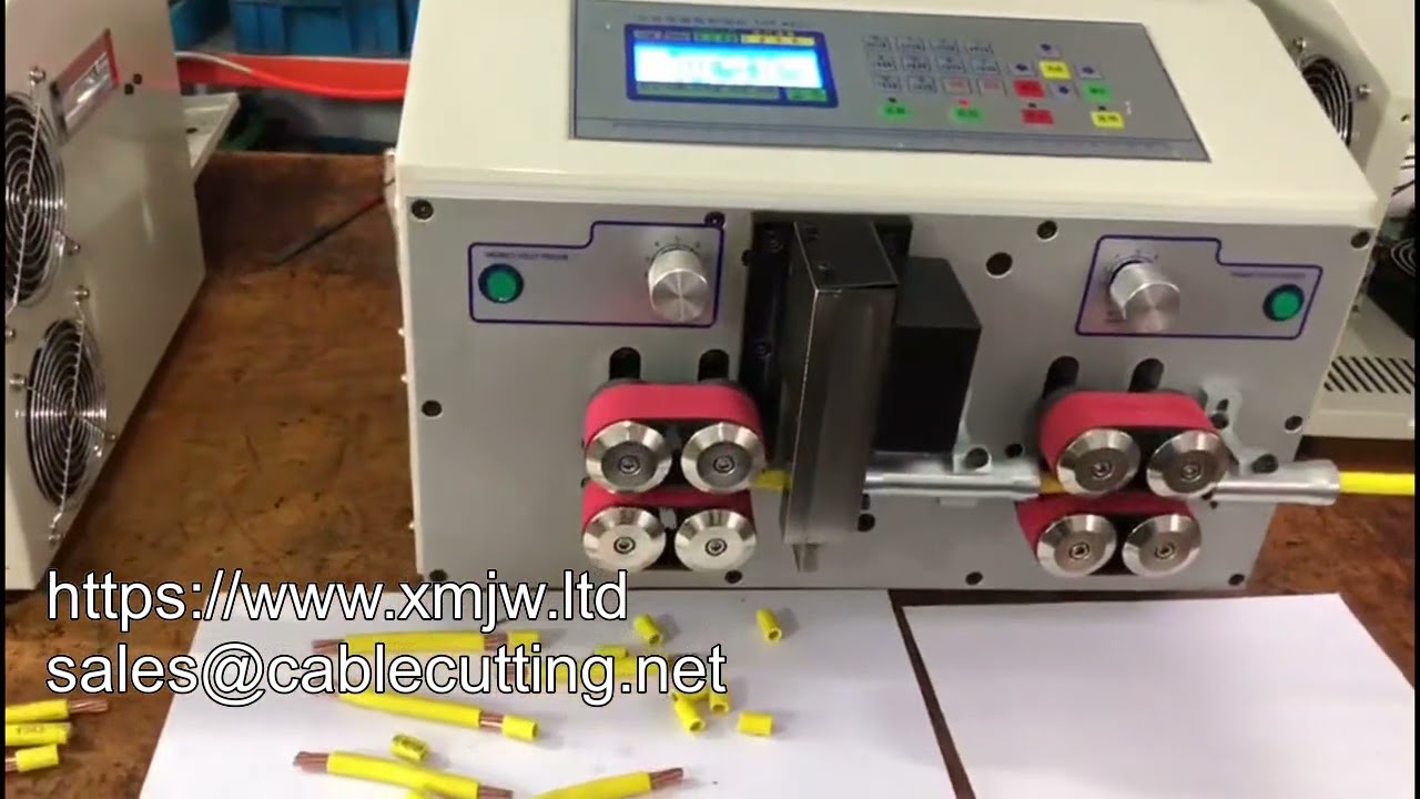 WPM 04xl Nagypontosságú Automata Rézkábel Vágó és Hámozógép