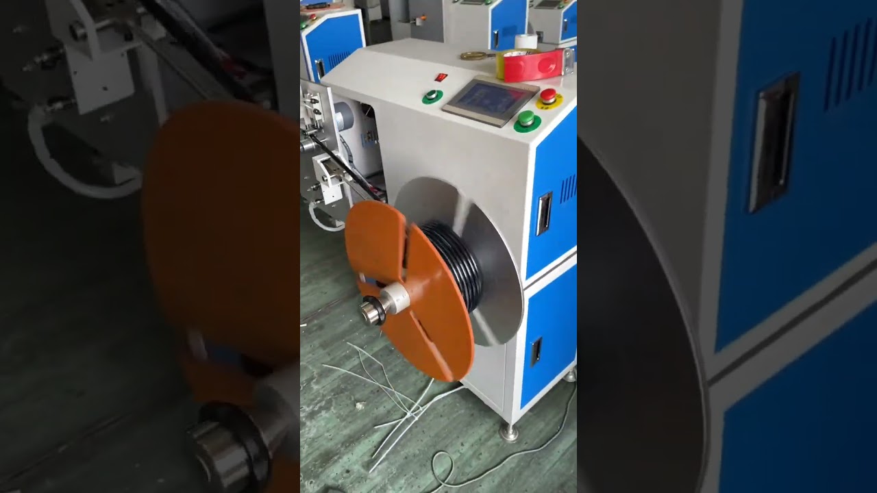 Automata méter számláló, válogató, vágó és csőtekercselő gép 1-16 mm átmérőhöz, PVC/Gumi
