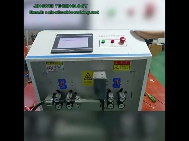 0–70 mm² teljesen automatikus számítógép-vezérelt huzalvágó és -hámozó gép – Precíz elektronikus kábelvágás