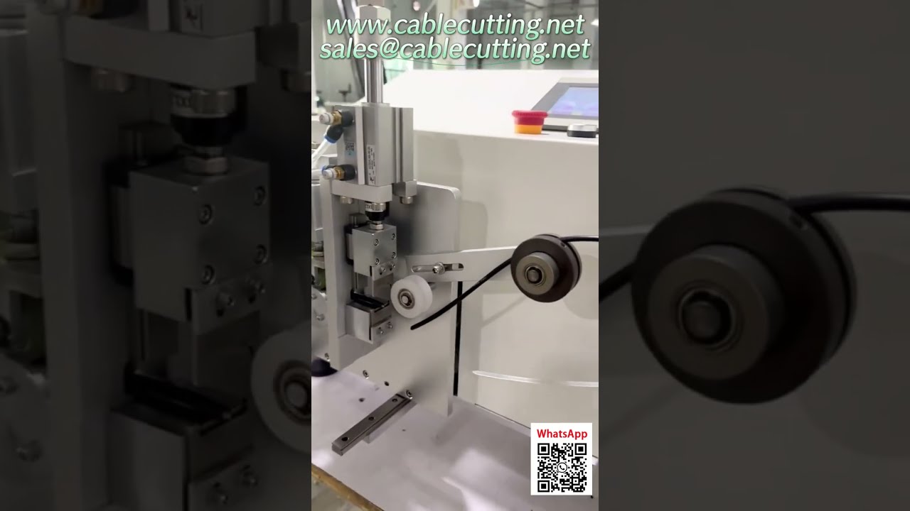 Automata kábeltekercselő gép 1–15 mm-es kábelekhez – pontos mérés és rendezett vezetés