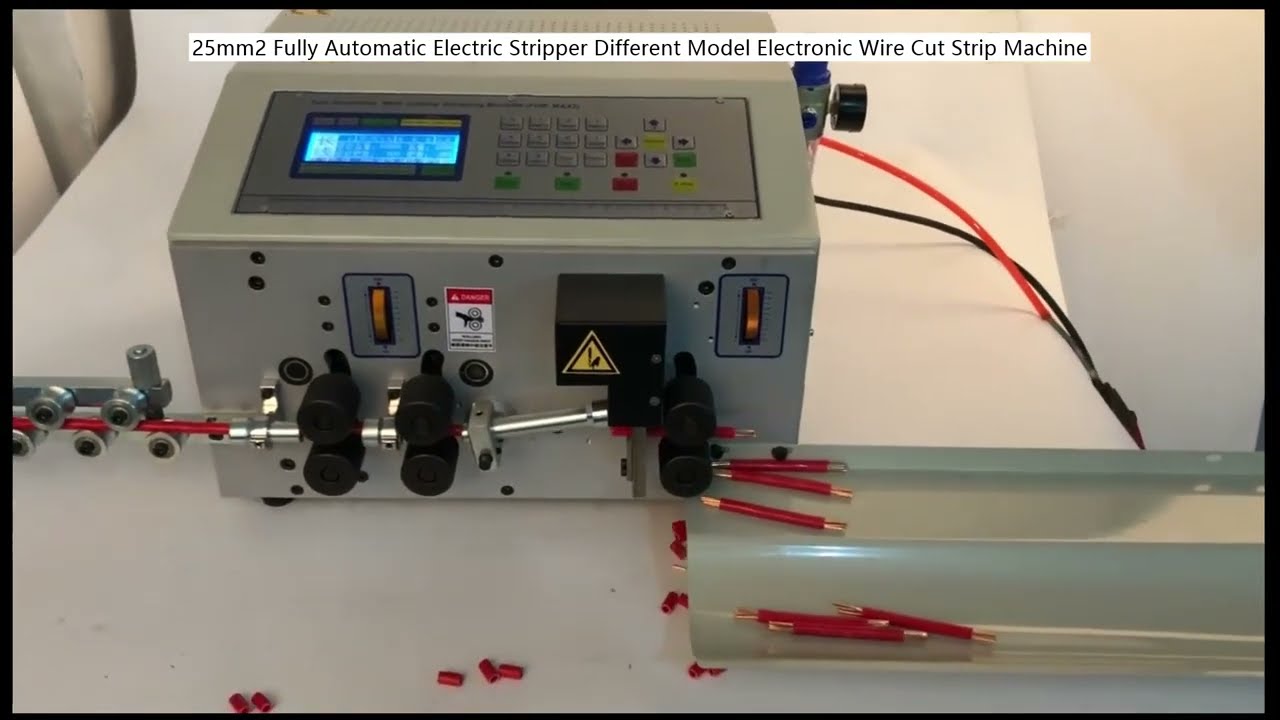 25mm² teljesen automatikus elektromos szigetelésbontó gép – különböző modellek, huzalvágó és csupaszító