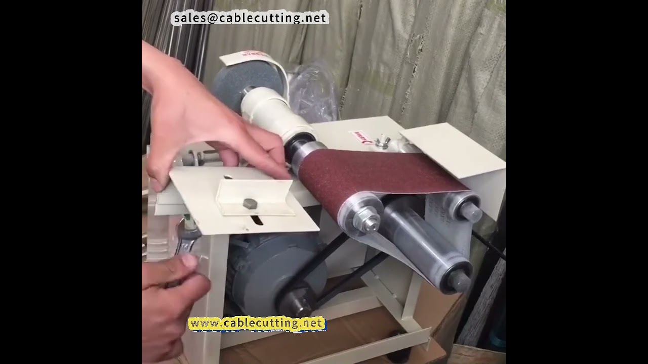 Elektromos élletörő gép rozsdamentes acélcsőhöz – nehéz ipari csiszolás és letörés