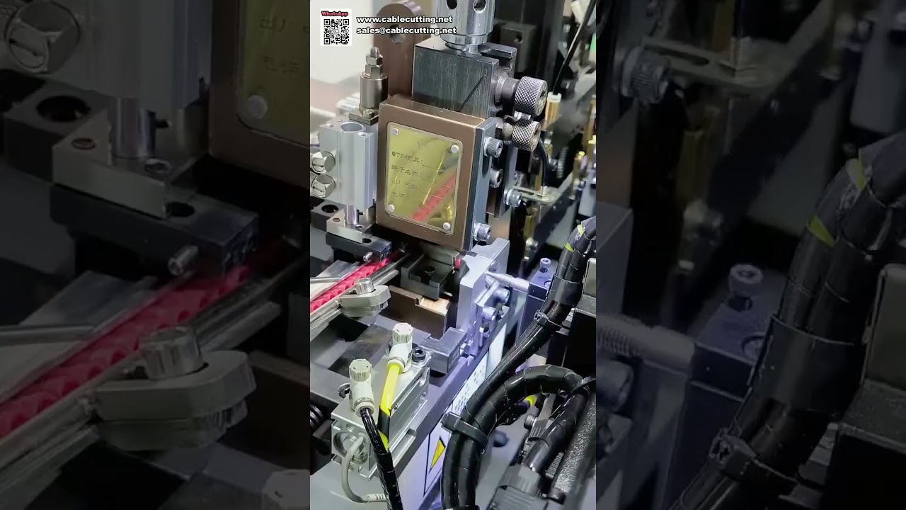 Automatikus laza kapocskrimpelő gép rezgőtálas adagolóval huzal megmunkáláshoz