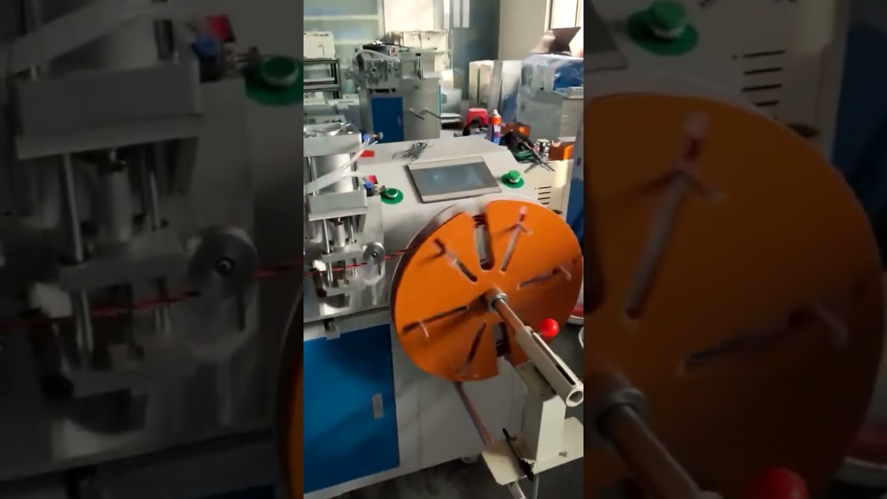 Földelő vezeték és védőcső huzal megmunkálása – Professzionális szalagozógép #gép #kábelhuzal-leválasztógép #gyár #autóipar #diy