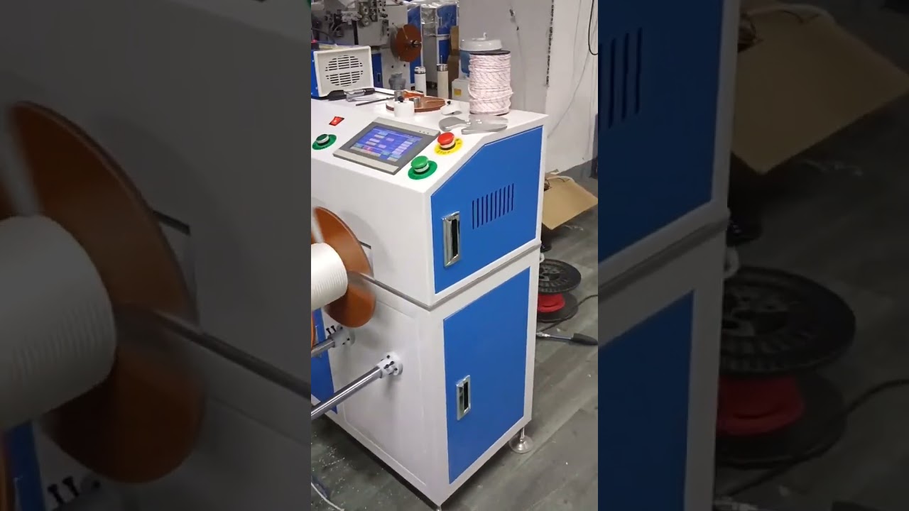 Nylon biztonsági kötelek automatikus méter számoló, forróvágó és tekercselő gépe – Gyári hatékonyság #gép #gyár