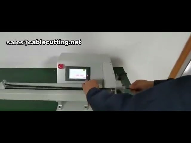 Kábelköteg-szalagozó gép precíziós húzóberendezéssel – hatékony automata szalagozás