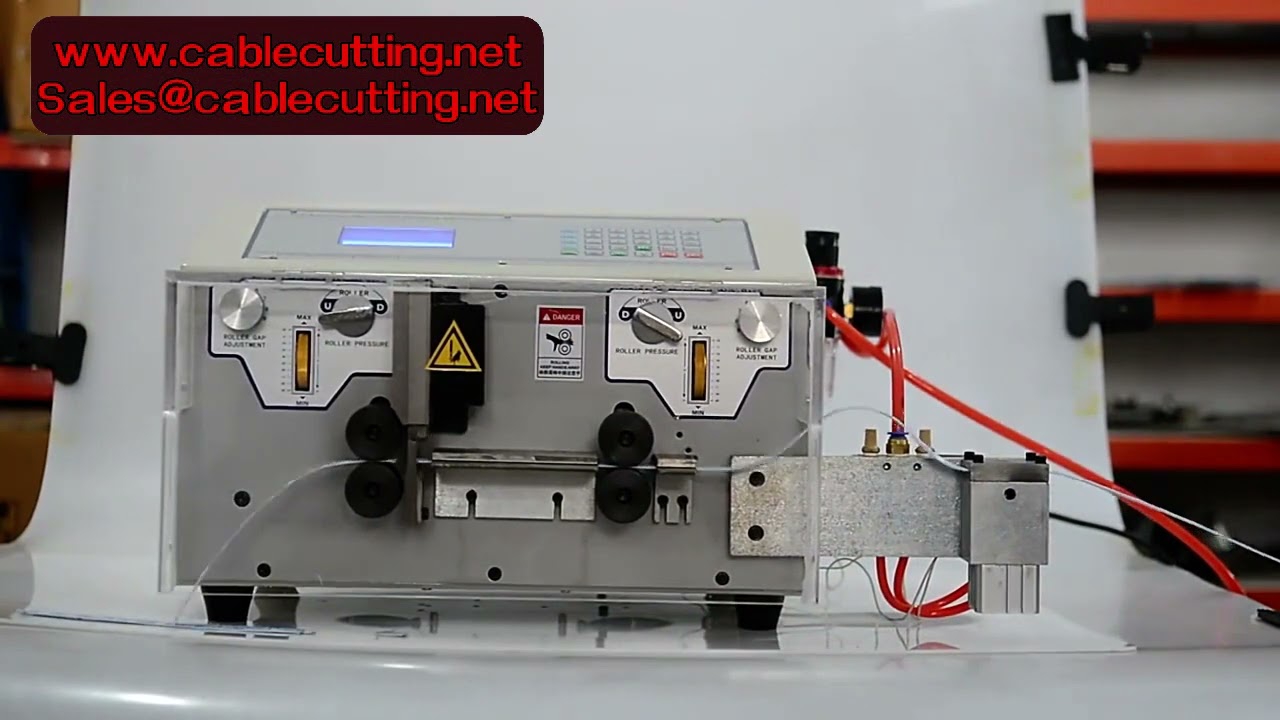 450W számítógép-vezérelt automata huzalvágó, csupaszító és hajlító gép 2-12P vezetékekhez, elágazó hajlékony kábellel