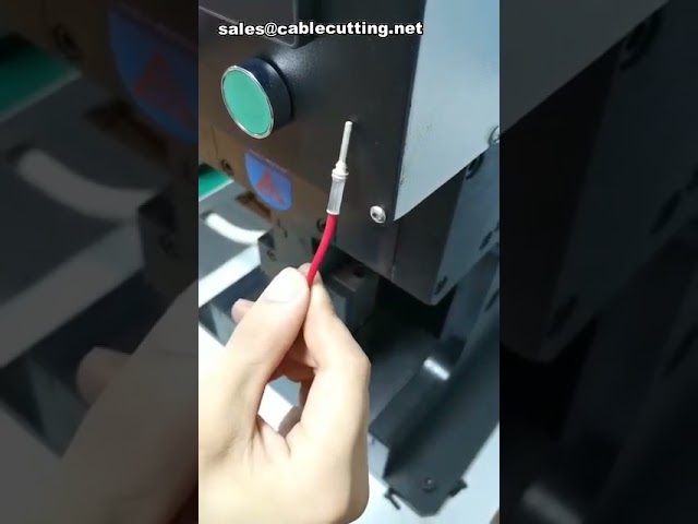 Szervo kábelvég-krimpelő gép | Precíziós automatizált kábelfeldolgozó berendezés