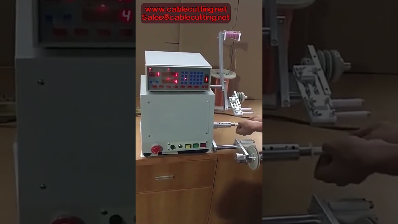 CNC 810/820 automatikus tekercselőgép – 750 W/400 W, 0,03–1,2 mm huzalhoz