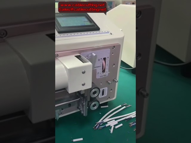 PVC kábel vágó és szigetelés bontó gép | Többmagos kábel feldolgozó automata