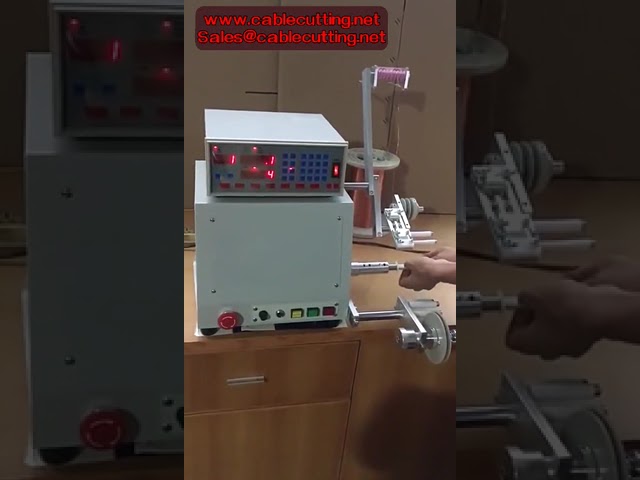 Prémium minőségű 750W automata tekercselő gép – számítógép vezérelt, 0,1-2,5 mm huzalhoz, 220V