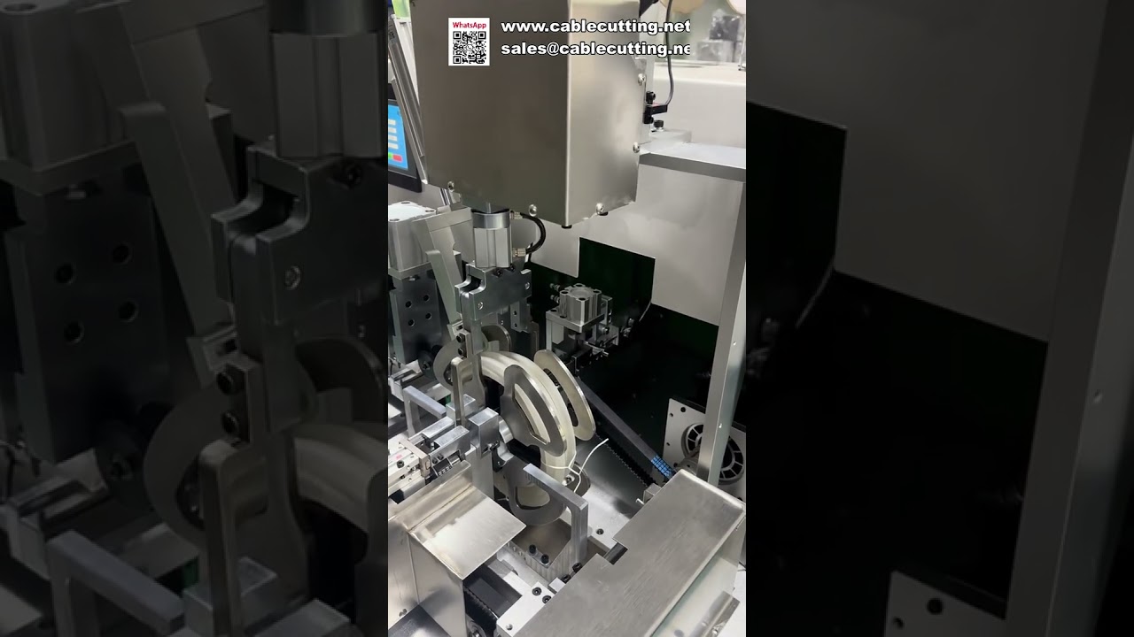 Automatikus mérőszámláló, huzalvágó, tekercselő és kötöző gép