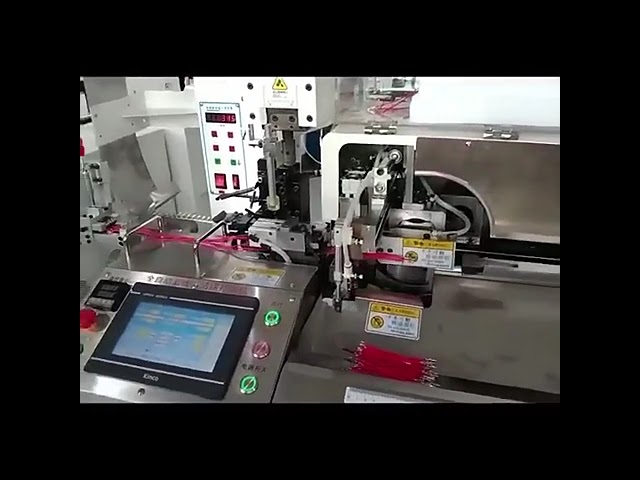Teljesen automatikus ötvezetékes vágó-hámozó-krimpelő-csavaró-ónozó gép