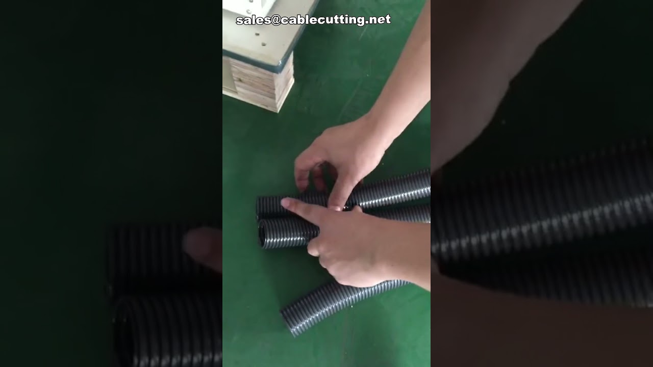 Nagy teljesítményű automata csővágó gép PVC és műanyag csövekhez