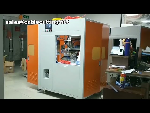 Automatikus kábelkötöző és -vágó gép | Kábelvágás, kötözés és összekötés egy gépben