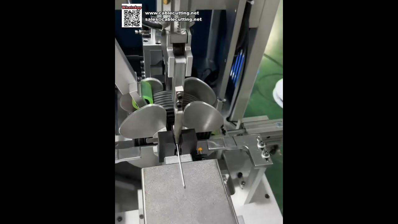 Teljesen automatikus mérőszámláló szalagkábel vágó, tekercselő és kötöző gép berendezés