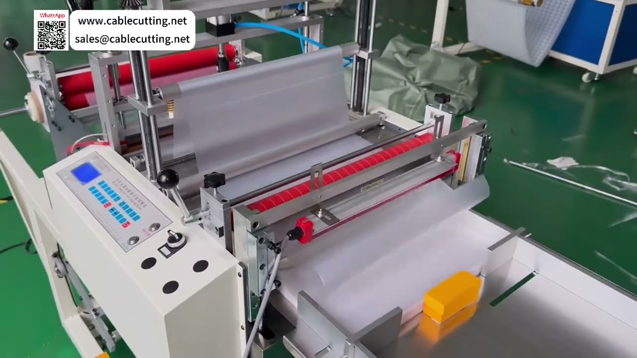 Kis automata hőzáró hidegvágó zacskókészítő gép gyártási műveletekhez