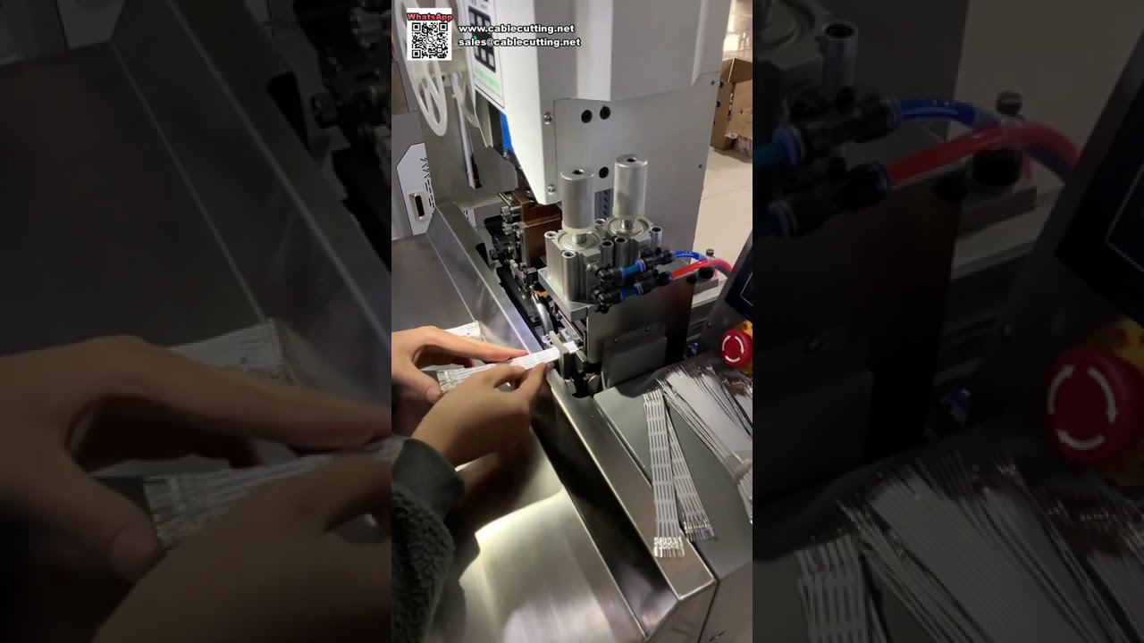 Automatikus huzalösszekötő és krimpelő gép Kiváló minőségű kábelköteg-feldolgozás Huzalkárosodás nélkül
