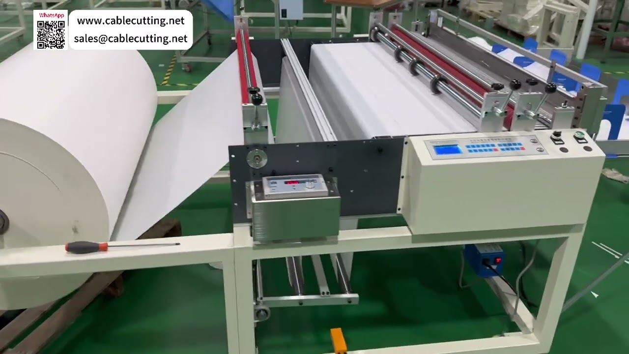 Professzionális nehéz teherbírású másolópapír és szilikonpapír tekercs feldolgozó automata ív vágó készülék