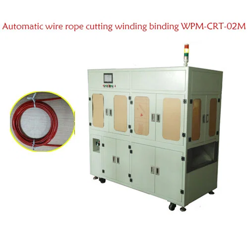 Automata sodronykötél vágó, tekercselő és kötözőgép WPM-CRT-02M