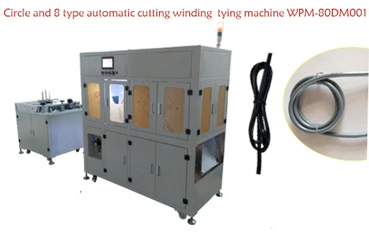 Automata kör/8-as alakú vágó, tekercselő és kötözőgép WPM-80DM001